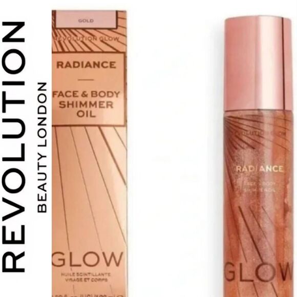 Revolution Beauty Glow Radiance Face & Body Shimmer Oil - Picture 1 of 4